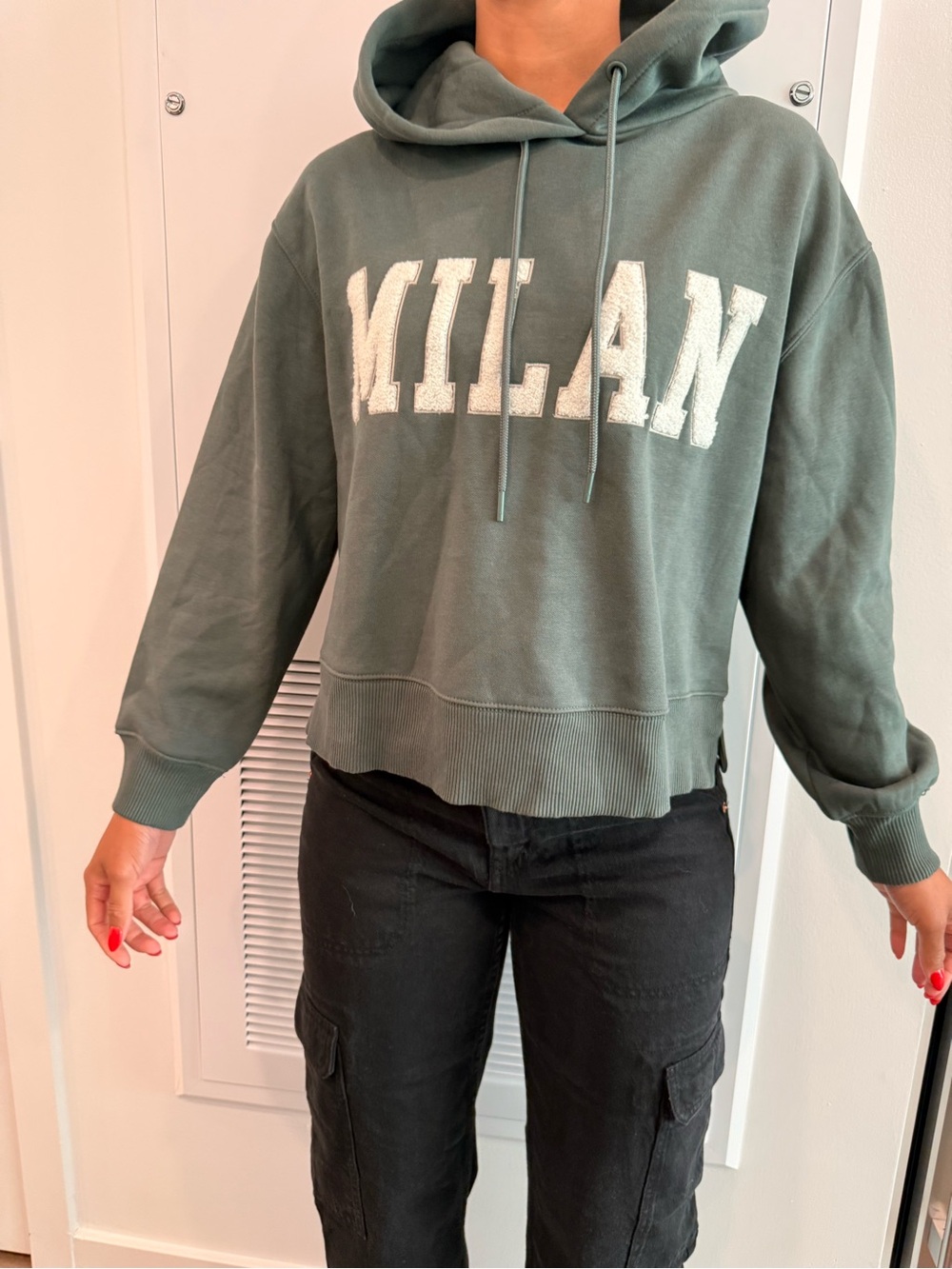 Lou & Grey MILAN Pullover Hoodie - Sage Green